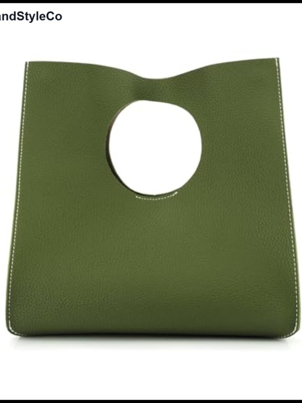 HOXIS Vintage Minimalist Soft PU Leather Handbag Clutch Small Tote